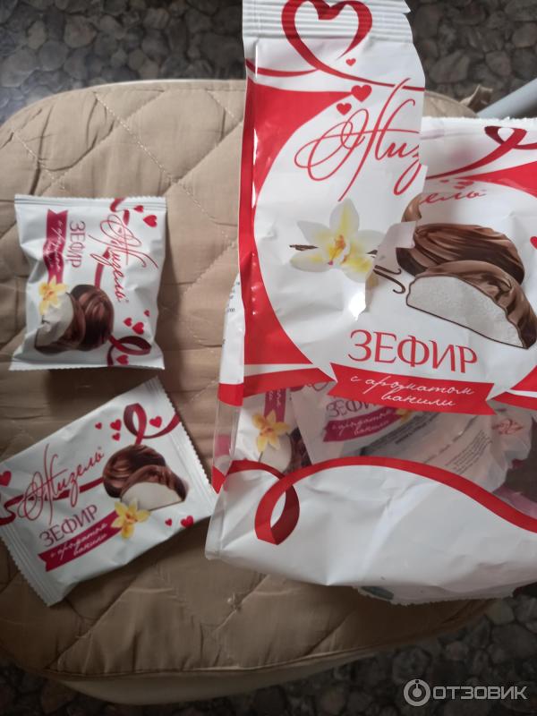 Отзыв о Зефир глазированный Сокол "Жизель" Вкусный, удобная упаковка
