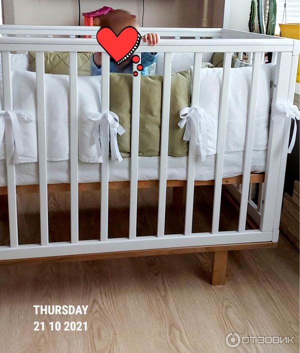 Отзыв о Кроватка Happy Baby Mirra с маятником | Очень красивая и ...