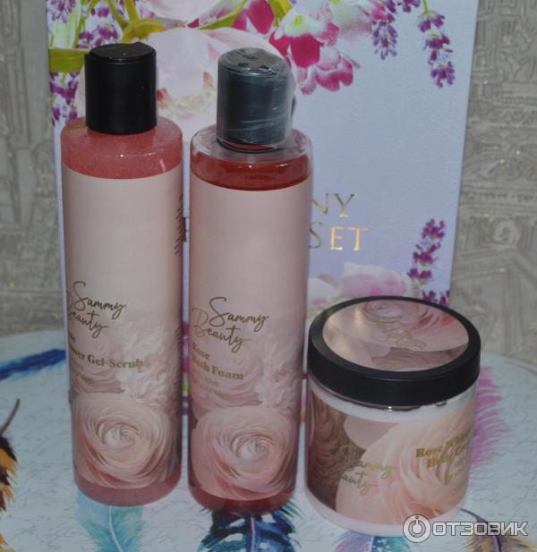 Косметический набор для ухода за телом Sammy Beauty Rose Harmony & Relax Set фото