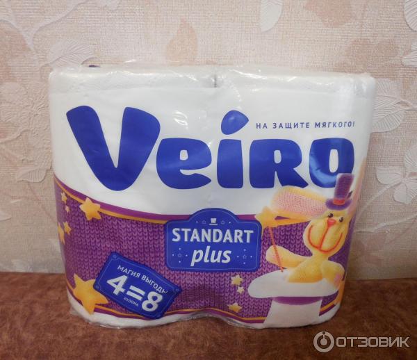 Туалетная бумага Veiro Standart Plus фото