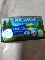 Масло сливочное "Тысяча Озер" фото