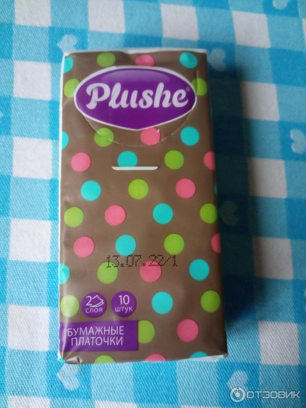 Отзыв о Бумажные платочки Plushe Classic | Мягкие, одноразовые.