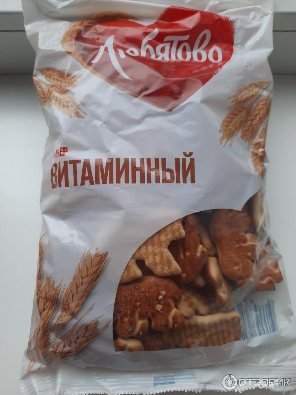 Отзыв о Крекер Любятово Витаминный | Хрустящие "зверушки".