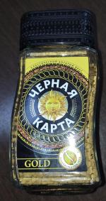 Кофе растворимый Черная карта Gold фото