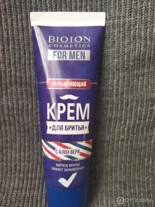 Отзыв о Крем для бритья Bioton с алоэ вера | Неплохой вариант для ...