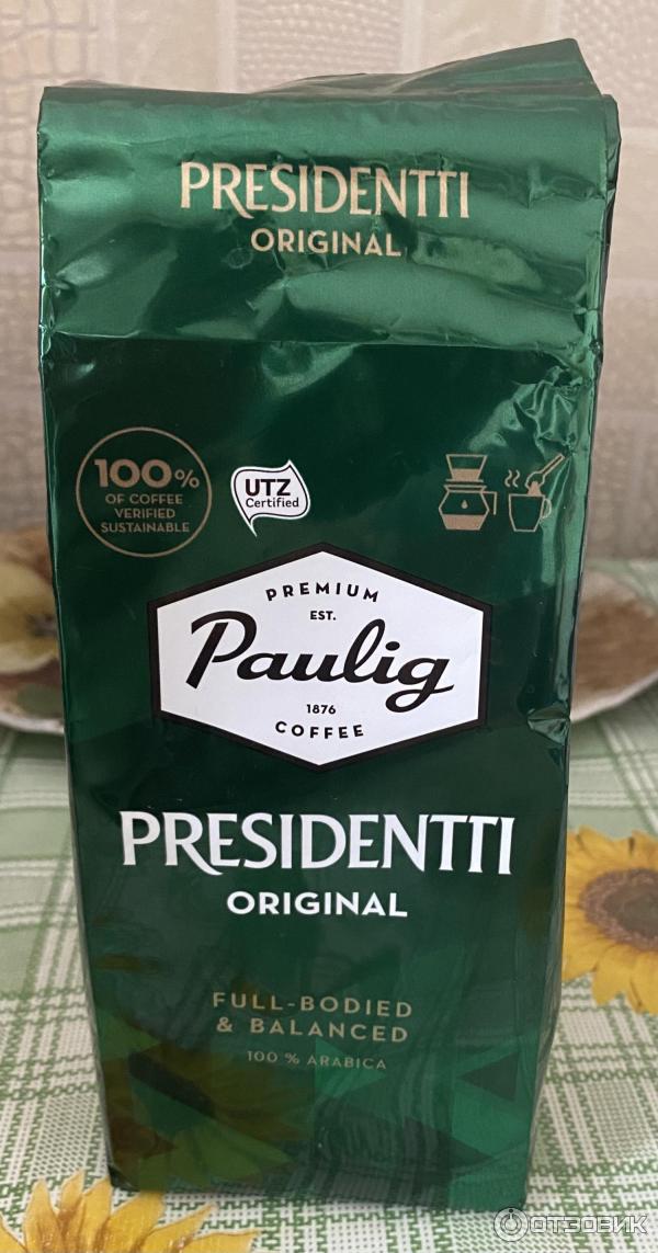 Кофе натуральный молотый Paulig Presidentti Original фото