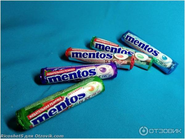 Жевательная резинка Mentos фото