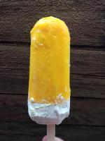 Пломбир ванильный в апельсиновой глазури "Чистая Линия" фото