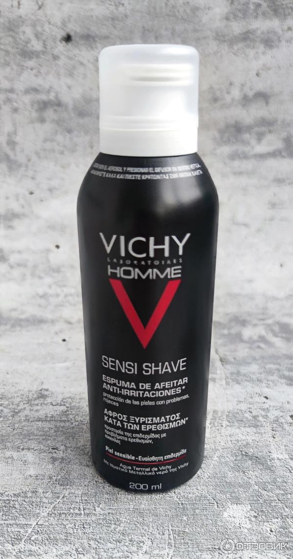 Пена для бритья Vichy Homme для чувствительной кожи