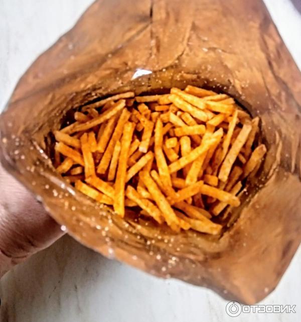Отзыв о Картофельная соломка Бульба Sticks | Очень уж солёная