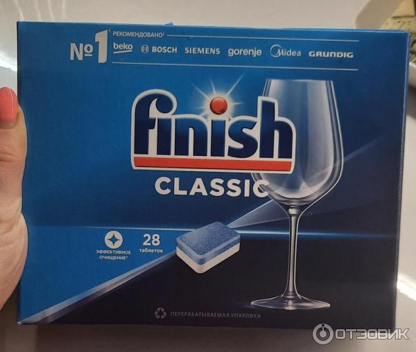 Таблетки для посудомоечной машины Finish Classic фото