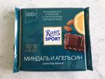 Шоколад темный Ritter Sport "Миндаль и апельсин" фото