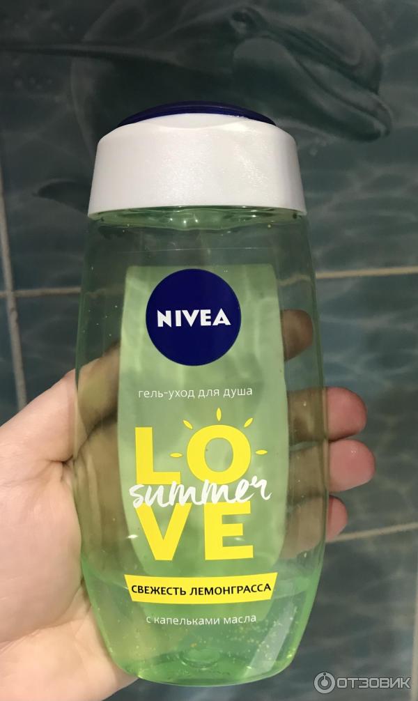 Гель-уход для душа Nivea Свежесть лемонграсса с капельками масла фото