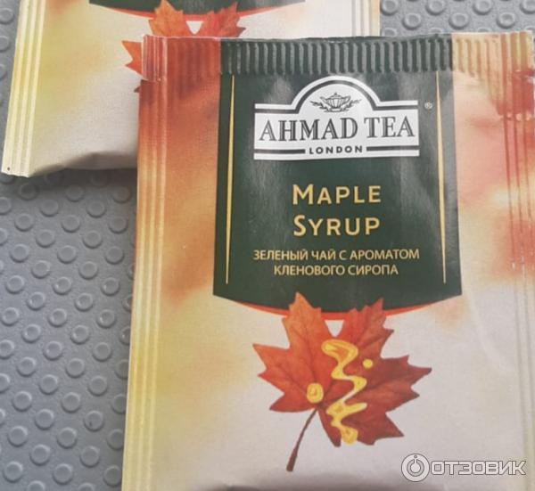 Зеленый чай с кленовым сиропом Ahmad Tea Maple Syrup фото