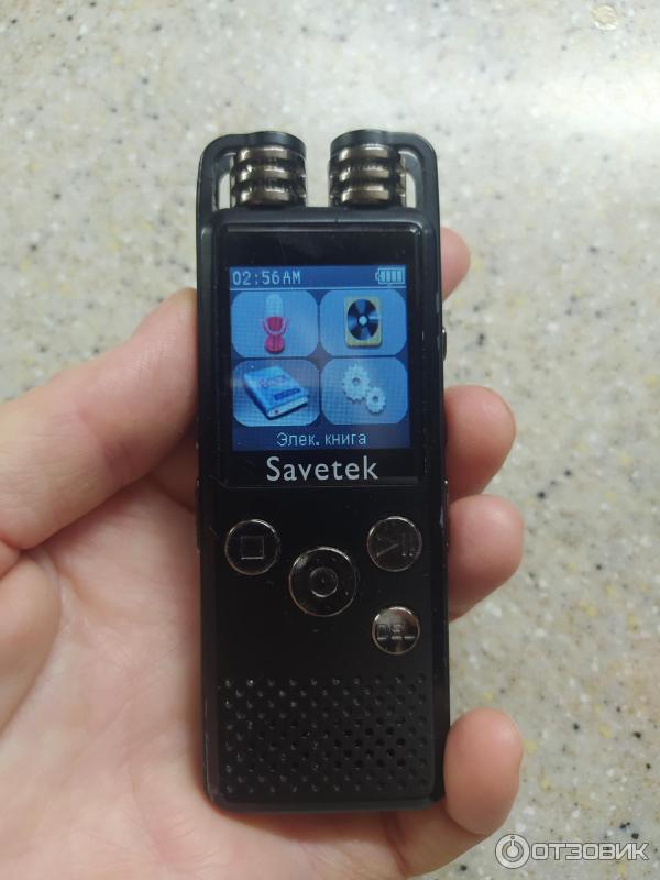 Отзыв о Диктофон Savetek GS-R07 | Впечатление среднее. Удобен для ...