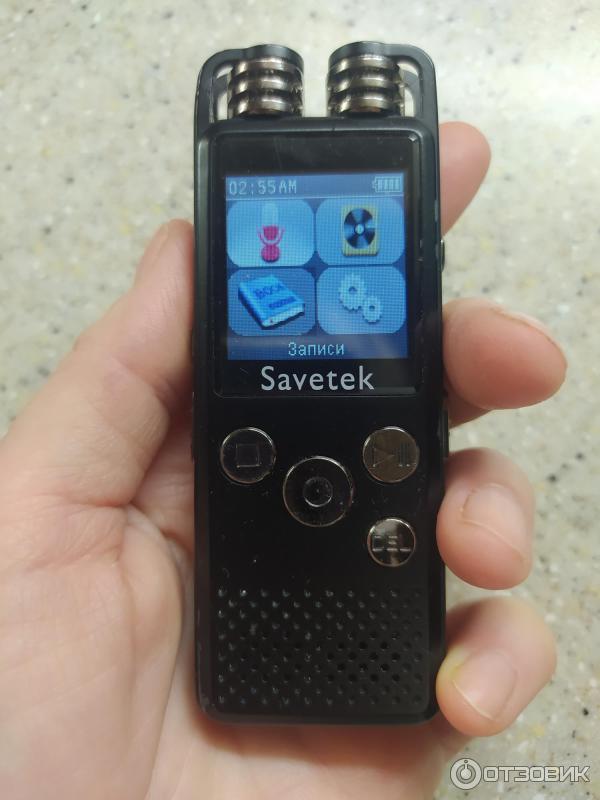 Отзыв о Диктофон Savetek GS-R07 | Впечатление среднее. Удобен для ...