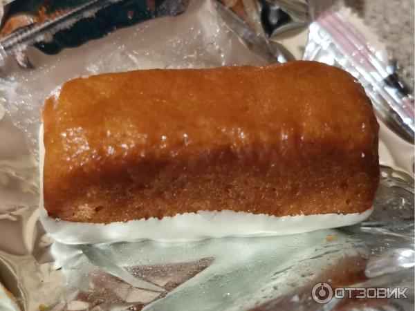 Отзыв о Ромовая баба с изюмом, глазированная белым шоколадом ...