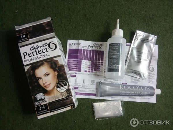 Крем-краска для волос Coloritt Perfect Professional ROCOLOR тон 3.4 Горячий шоколад