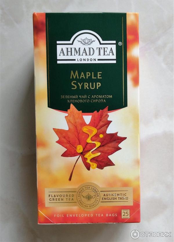 Зеленый чай с кленовым сиропом Ahmad Tea Maple Syrup фото