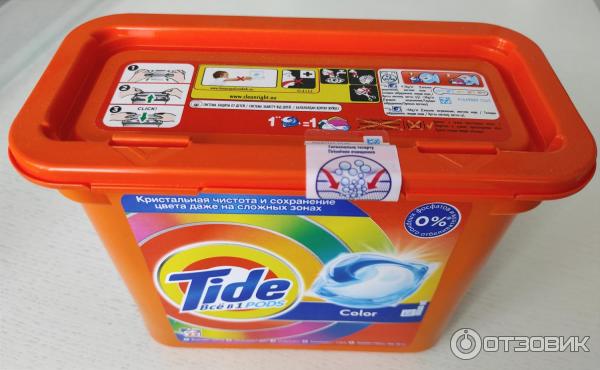 Капсулы для стирки TIDE 3 in1 PODS Color