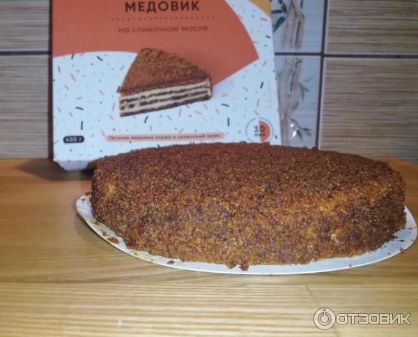 Торт ВкусВилл Медовик на натуральном сливочном масле фото