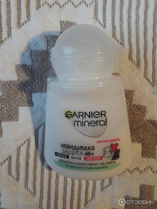 Дезодорант-антиперспирант Garnier Mineral Невидимый 48 часов - защита от следов, пятен, выцветания фото