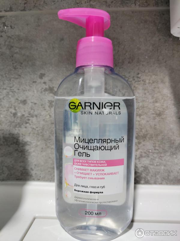 Мицеллярный очищающий гель Garnier Skin Naturals фото