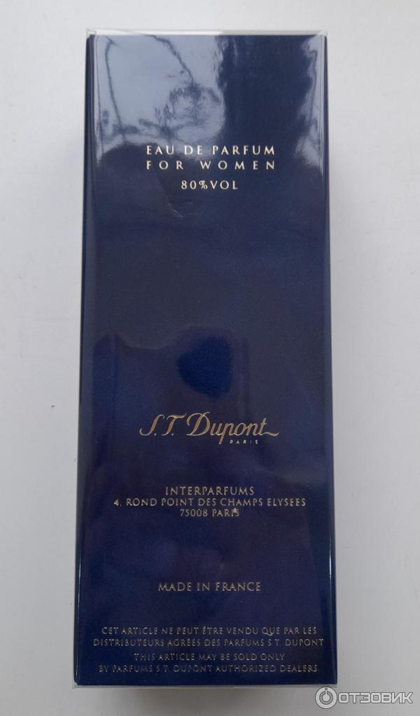 Туалетная вода S.T. Dupont Pour Femme фото