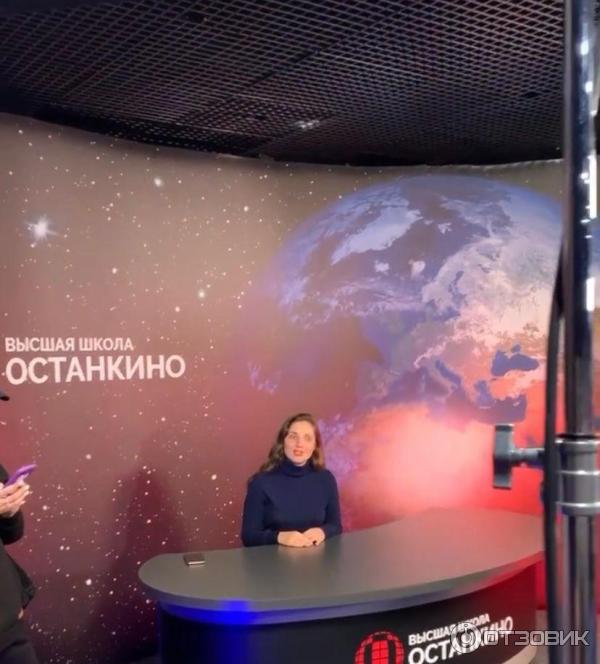 все желающие могли принять участие в пробах себя как телеведущего