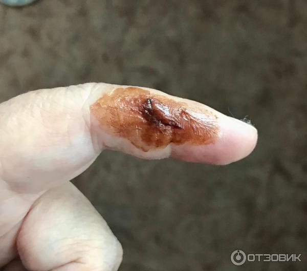 Палец в процессе