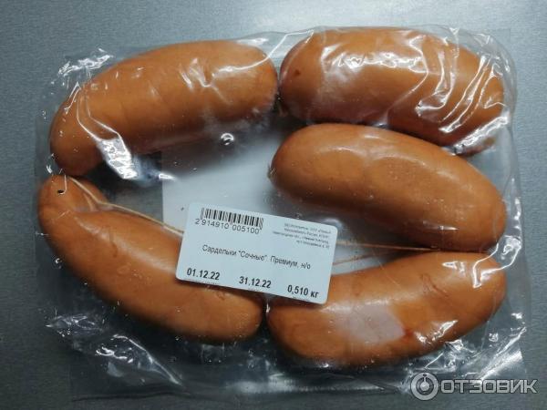 Отзыв о Сардельки "Сочные" премиум Первый мясокомбинат | Самые вкусные ...