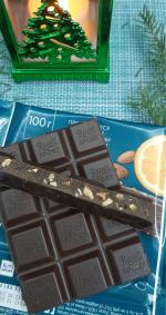 Шоколад темный Ritter Sport "Миндаль и апельсин" фото