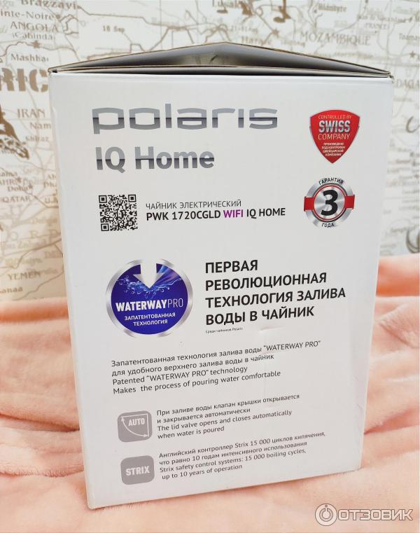 Электрочайник Polaris PWK 1712CGLD WIFI IQ Home фото