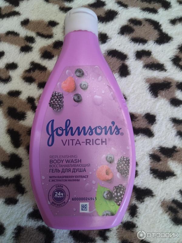 Восстанавливающий гель для душа Johnson's Body Care Vita-Rich фото