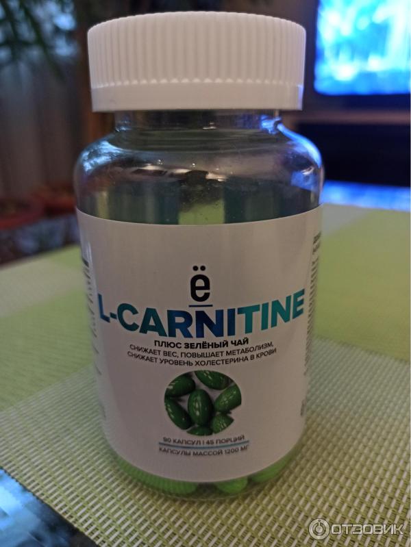 Отзыв о Биологически активная добавка ЕБатон "L-carnitine + Green Tea ...